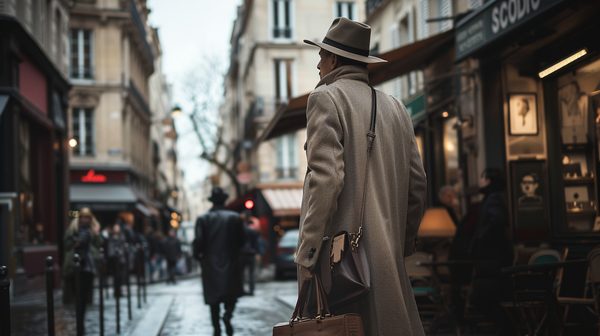 Sacoche parisienne - sacoche homme : Élégance et qualité intemporelles